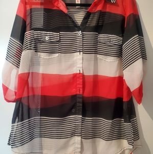 Woman blouse 3/4 sleeves